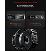 image:imageSpigen for Galaxy Watch 98 40mm Band with Case 20262025  Rugged Armor Pro Durable Protective Flexible Scratch Resistant Shock Proof TPU Cover Strap  Matte Black