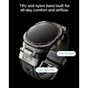 image:imageSpigen for Samsung Galaxy Watch Ultra 21 Band 202620252024  Durable Metal Connector Premium Rugged Adjustable Replacement TPU Nylon Strap  Black