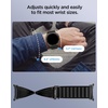 image:imageSpigen for Samsung Galaxy Watch Ultra 21 Band 202620252024  Lightweight Soft Breathable Nylon Fabric Adjustable Men Women Sport Replacement Strap WBF1  Black