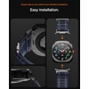 image:imageSpigen for Samsung Galaxy Watch Ultra 21 Band 202620252024  Lightweight Soft Nylon Fabric Adjustable Men Women Hook and Loop Sport Replacement Strap WBF0Navy