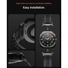 image:imageSpigen for Samsung Galaxy Watch Ultra 21 Band 202620252024  Lightweight Soft Nylon Fabric Adjustable Men Women Hook and Loop Sport Replacement Strap WBF0Black