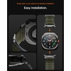 image:imageSpigen for Samsung Galaxy Watch Ultra 21 Band 202620252024  Lightweight Soft Nylon Fabric Adjustable Men Women Hook and Loop Sport Replacement Strap WBF0Green