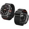 image:imageSpigen Lite Fit for Samsung Galaxy Watch Ultra 21 Band 202620252024  Lightweight Soft Nylon Fabric Breathable Stretchy Adjustable Solo Loop Men Women Sport StrapBlack