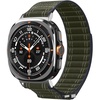 image:imageSpigen for Samsung Galaxy Watch Ultra 21 Band 202620252024  Lightweight Soft Nylon Fabric Adjustable Men Women Hook and Loop Sport Replacement Strap WBF0Green