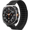image:imageSpigen for Samsung Galaxy Watch Ultra 21 Band 202620252024  Lightweight Soft Nylon Fabric Adjustable Men Women Hook and Loop Sport Replacement Strap WBF0Black