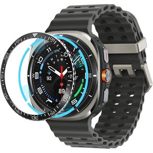 image:imageSpigen Bezel Tune for Samsung Galaxy Watch Ultra 47mm Case 20252024  Bezel Ring Protector Adhesive Cover  Black